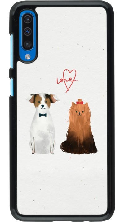Coque Samsung Galaxy A50 - Valentine 2023 love dogs