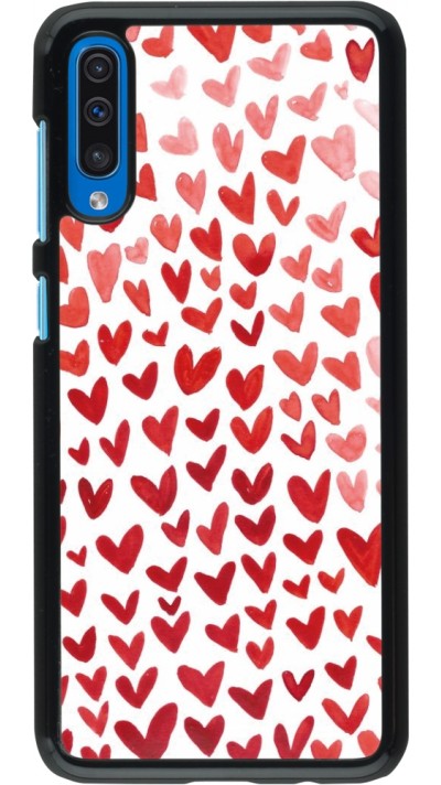Coque Samsung Galaxy A50 - Valentine 2023 multiple red hearts