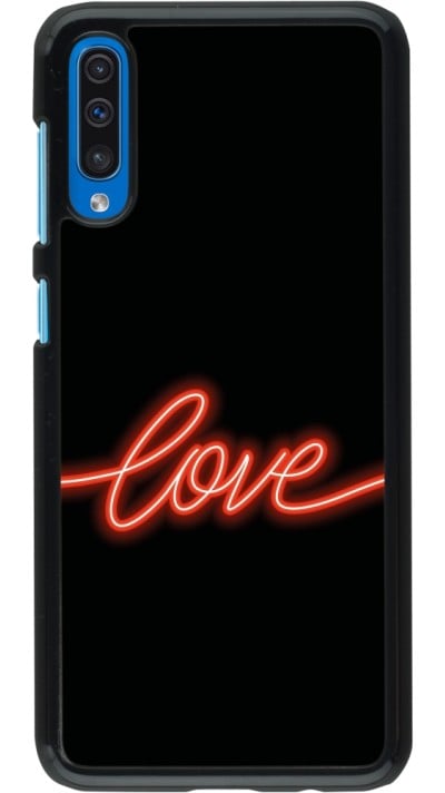 Coque Samsung Galaxy A50 - Valentine 2023 neon love