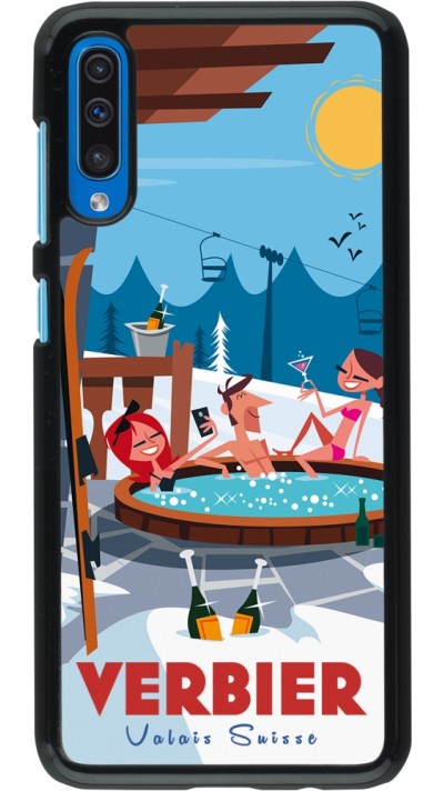 Coque Samsung Galaxy A50 - Verbier Mountain Jacuzzi