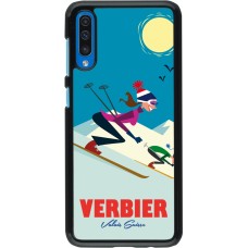 Samsung Galaxy A50 Case Hülle - Verbier Ski Downhill