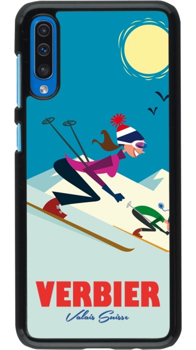 Coque Samsung Galaxy A50 - Verbier Ski Downhill
