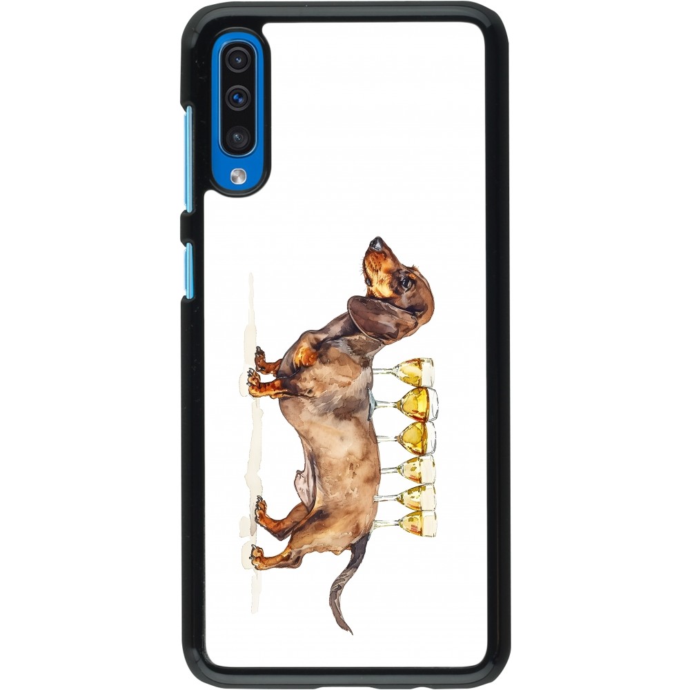 Coque Samsung Galaxy A50 - Wine Teckel
