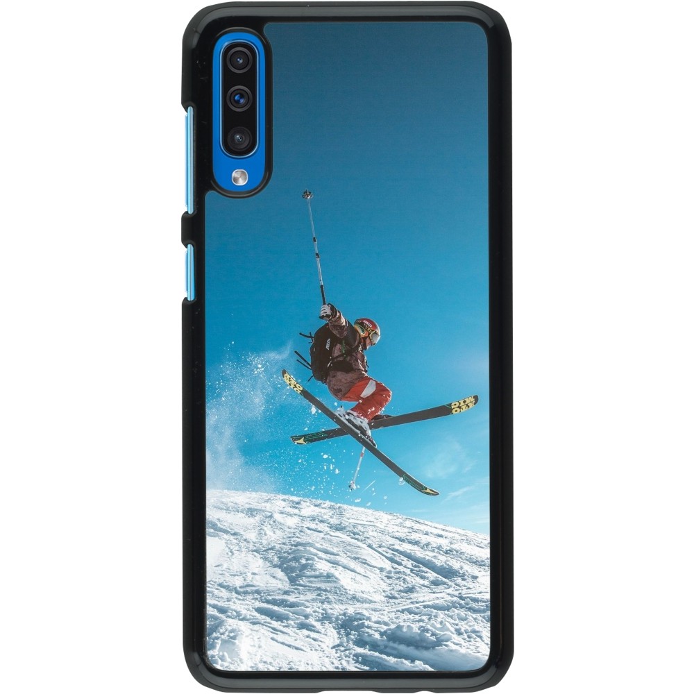 Samsung Galaxy A50 Case Hülle - Winter 22 Ski Jump