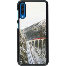 Samsung Galaxy A50 Case Hülle - Winter 25 Winter polar express