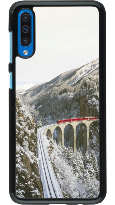 Coque Samsung Galaxy A50 - Winter 25 Winter polar express