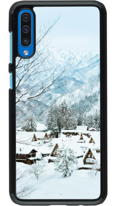 Coque Samsung Galaxy A50 - Winter 25 Winter snowy landscape