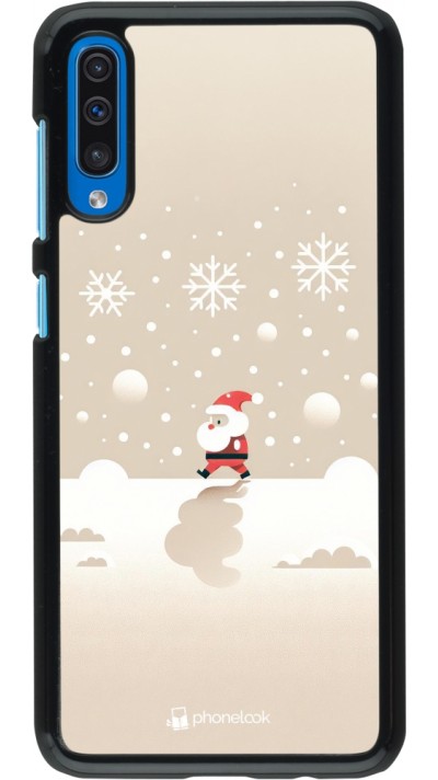 Coque Samsung Galaxy A50 - Noël 2023 Minimalist Santa