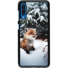 Samsung Galaxy A50 Case Hülle - Weihnachten 2023 Fuechslein Tanne