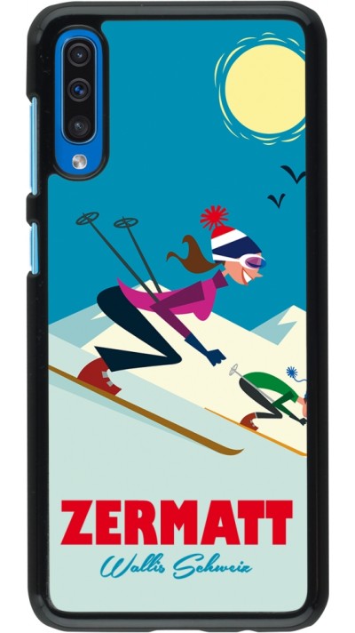 Coque Samsung Galaxy A50 - Zermatt Ski Downhill