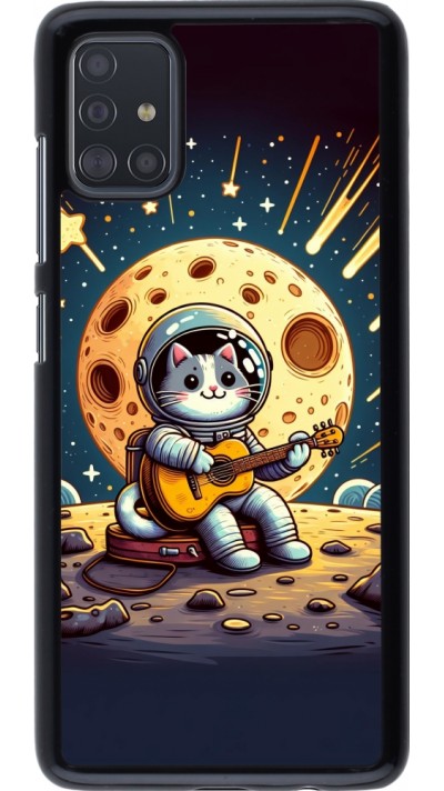 Coque Samsung Galaxy A51 - AstroCat RockLune