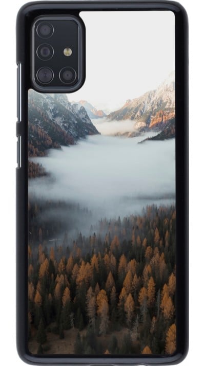 Samsung Galaxy A51 Case Hülle - Autumn 22 forest lanscape
