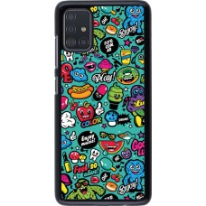 Samsung Galaxy A51 Case Hülle - Cartoons old school