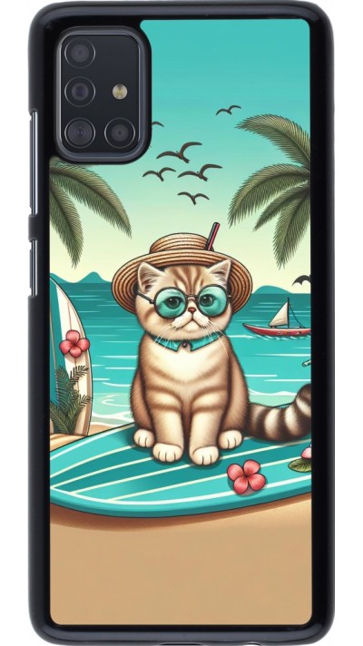 Coque Samsung Galaxy A51 - Chat Surf Style