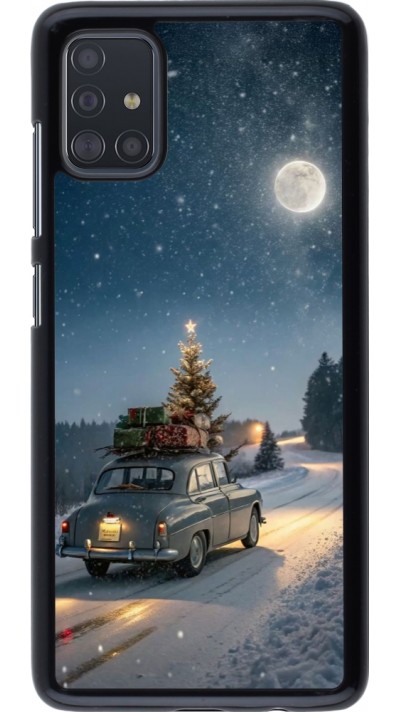 Samsung Galaxy A51 Case Hülle - Christmas 25 Car with Tree Xmas