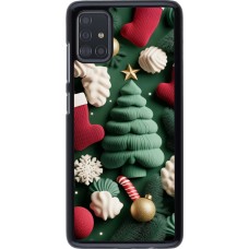 Coque Samsung Galaxy A51 - Christmas 25 Christmas textiles
