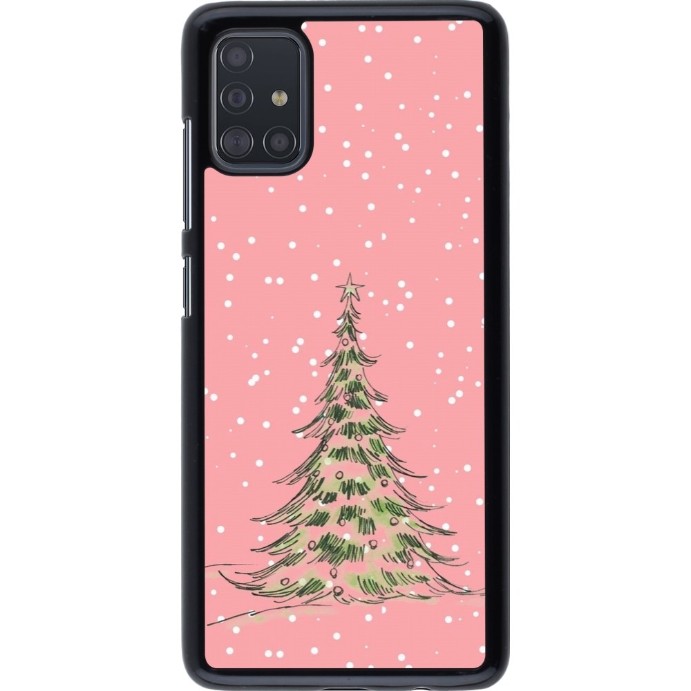 Coque Samsung Galaxy A51 - Christmas 25 Pink Tree