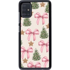 Coque Samsung Galaxy A51 - Christmas 25 Vintage Ribbons