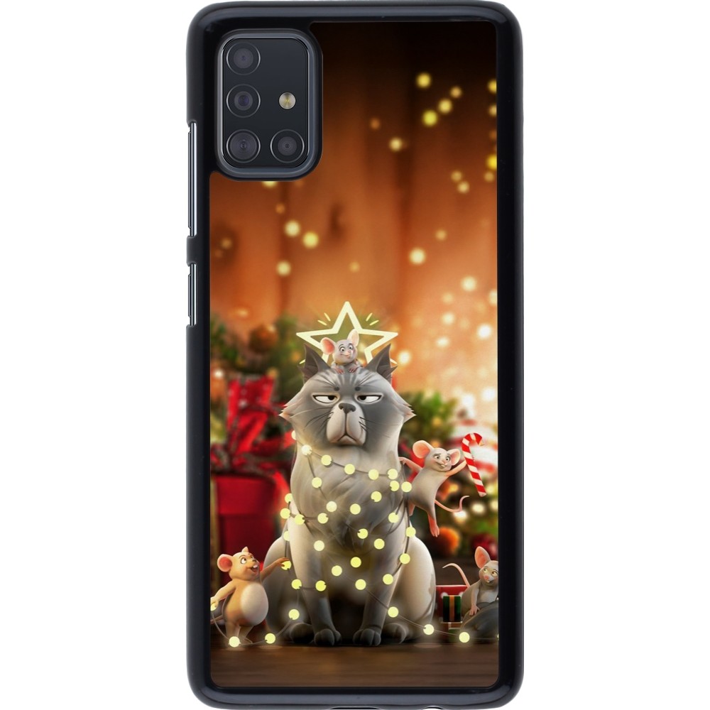 Coque Samsung Galaxy A51 - Christmas 25 Xmas Cat
