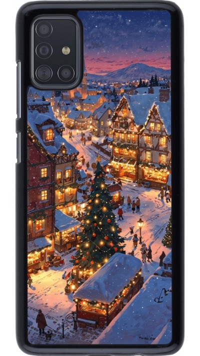 Samsung Galaxy A51 Case Hülle - Christmas 25 Xmas Village