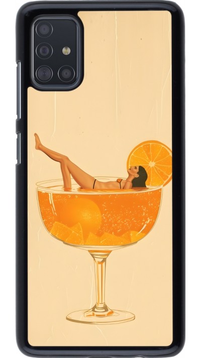 Samsung Galaxy A51 Case Hülle - Cocktail Bath Vintage