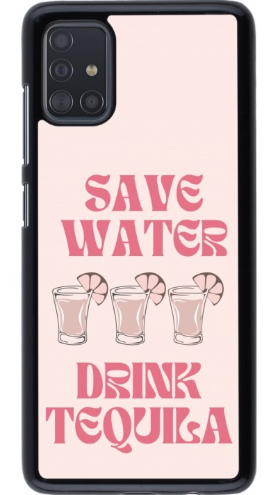 Samsung Galaxy A51 Case Hülle - Cocktail Save Water Drink Tequila