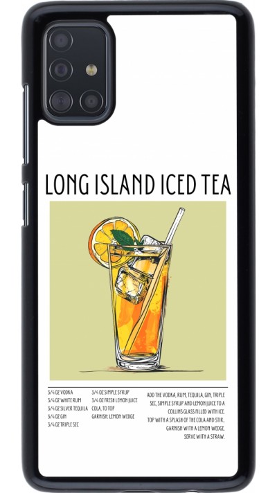 Samsung Galaxy A51 Case Hülle - Cocktail Rezept Long Island Ice Tea