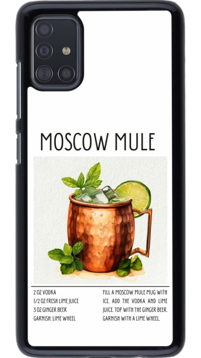 Samsung Galaxy A51 Case Hülle - Cocktail Rezept Moscow Mule