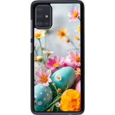 Coque Samsung Galaxy A51 - Easter 2026 Eggs with flowers