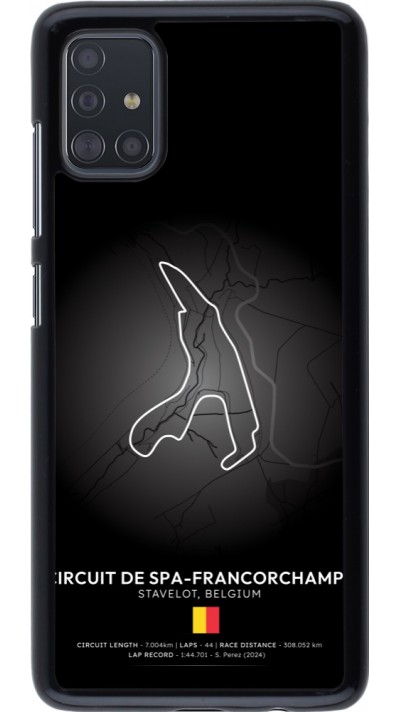 Coque Samsung Galaxy A51 - F1 Track 2025 Belgium