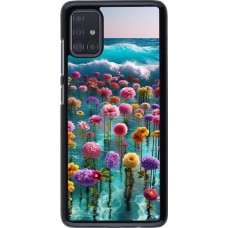 Coque Samsung Galaxy A51 - Flower sea waves