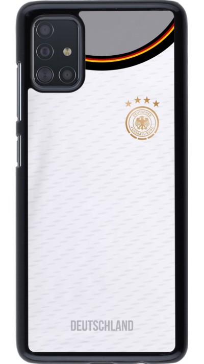 Samsung Galaxy A51 Case Hülle - Deutschland 2022 personalisierbares Fußballtrikot