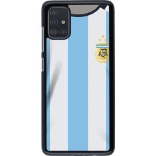 Coque Samsung Galaxy A51 - Maillot de football Argentine 2022 personnalisable