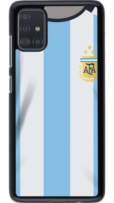 Samsung Galaxy A51 Case Hülle - Argentinien 2022 personalisierbares Fussballtrikot