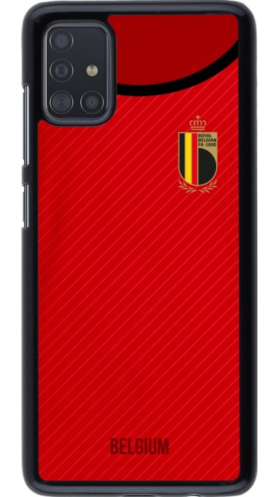 Coque Samsung Galaxy A51 - Maillot de football Belgique 2022 personnalisable