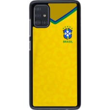 Coque Samsung Galaxy A51 - Maillot de football Brésil 2022 personnalisable
