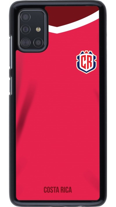 Coque Samsung Galaxy A51 - Maillot de football Costa Rica 2022 personnalisable