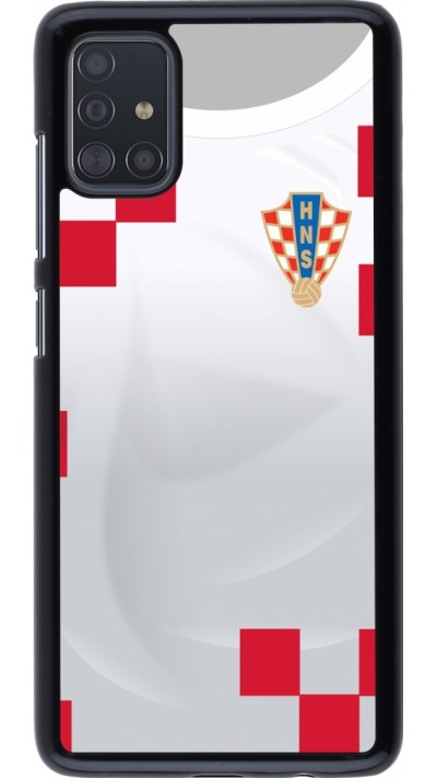 Coque Samsung Galaxy A51 - Maillot de football Croatie 2022 personnalisable