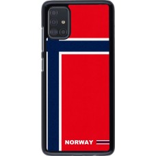 Coque Samsung Galaxy A51 - Maillot de football Norvège 2026 personnalisable