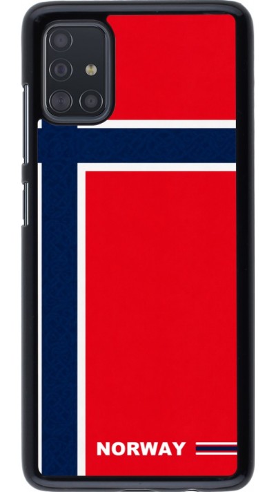 Coque Samsung Galaxy A51 - Maillot de football Norvège 2026 personnalisable