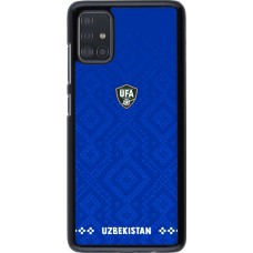 Samsung Galaxy A51 Case Hülle - Usbekistan 2026 personalisierbares Fussballtrikot