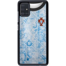 Samsung Galaxy A51 Case Hülle - Portugal Away personalisierbares Fussballtrikot