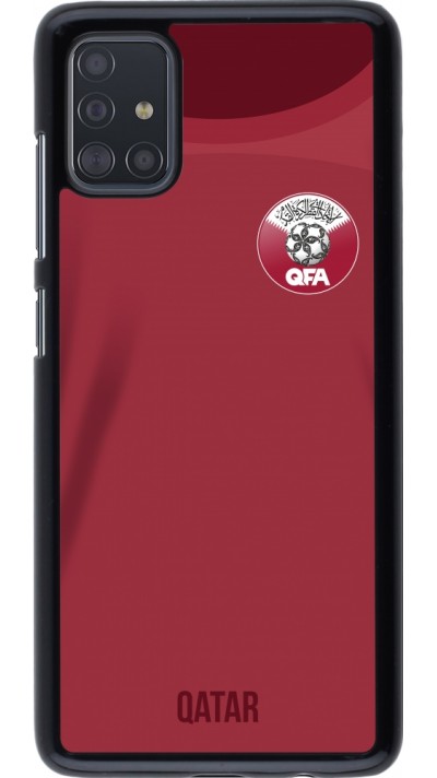 Coque Samsung Galaxy A51 - Maillot de football Qatar 2022 personnalisable