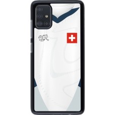 Samsung Galaxy A51 Case Hülle - Schweiz Away personalisierbares Fussballtrikot