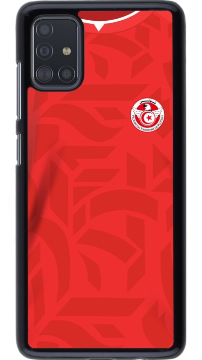 Coque Samsung Galaxy A51 - Maillot de football Tunisie 2022 personnalisable