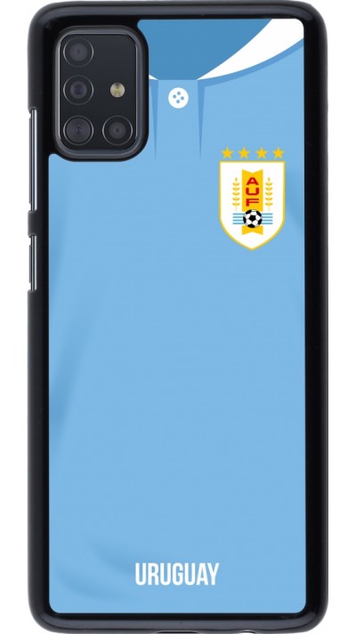 Coque Samsung Galaxy A51 - Maillot de football Uruguay 2022 personnalisable