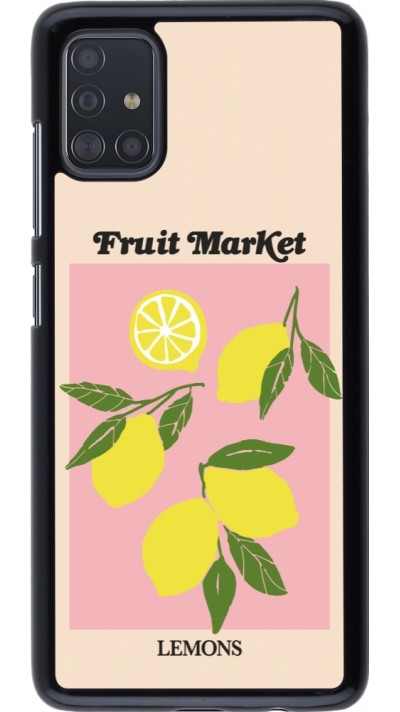 Coque Samsung Galaxy A51 - Fruit market lemons 2026