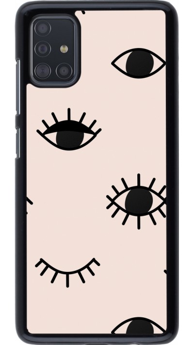 Samsung Galaxy A51 Case Hülle - Halloween 2023 I see you
