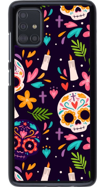 Samsung Galaxy A51 Case Hülle - Halloween 2023 mexican style