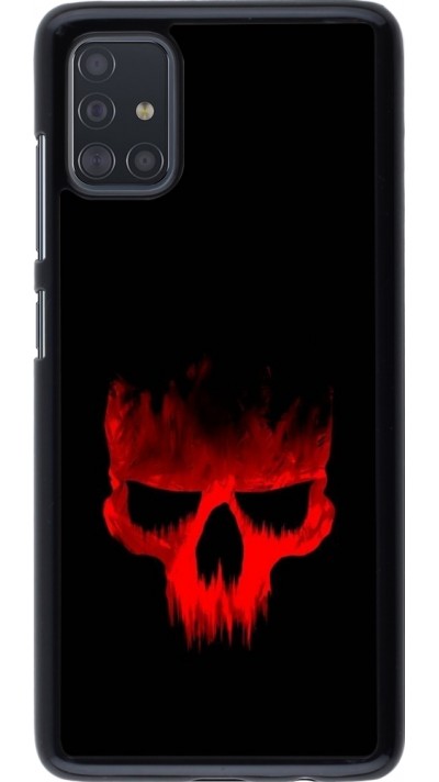 Samsung Galaxy A51 Case Hülle - Halloween 2023 scary skull